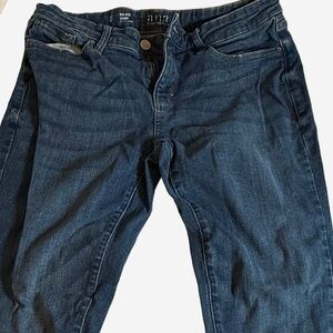 a.n.a Women's Skinny Jeans in Dark Blue